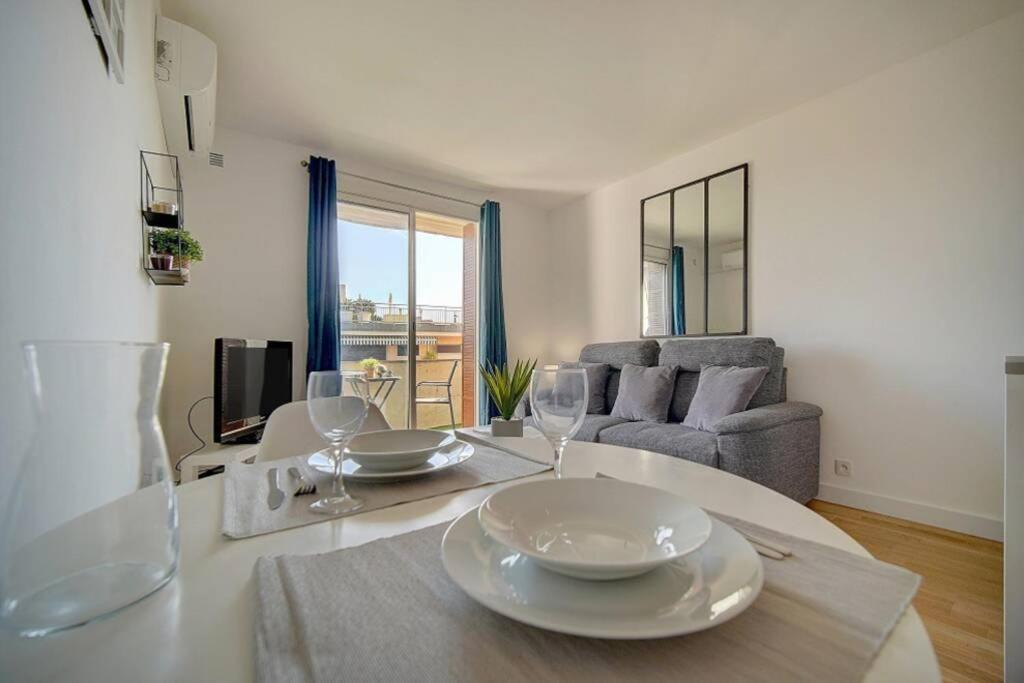 Le Palm - 100M Plage - Croisette - Verriere Cote D'Azur Leilighet Cannes Eksteriør bilde